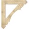 Ekena Millwork Olympic Arts and Crafts Rough Sawn Bracket w/ Offset Brace, Douglas Fir, 8"W x 40"D x 44"H BKT0806X40X44OLY03RDF - alternate 4